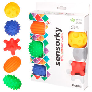 Sensorky piłeczki sensoryczne 5 sztuk Mom's Care