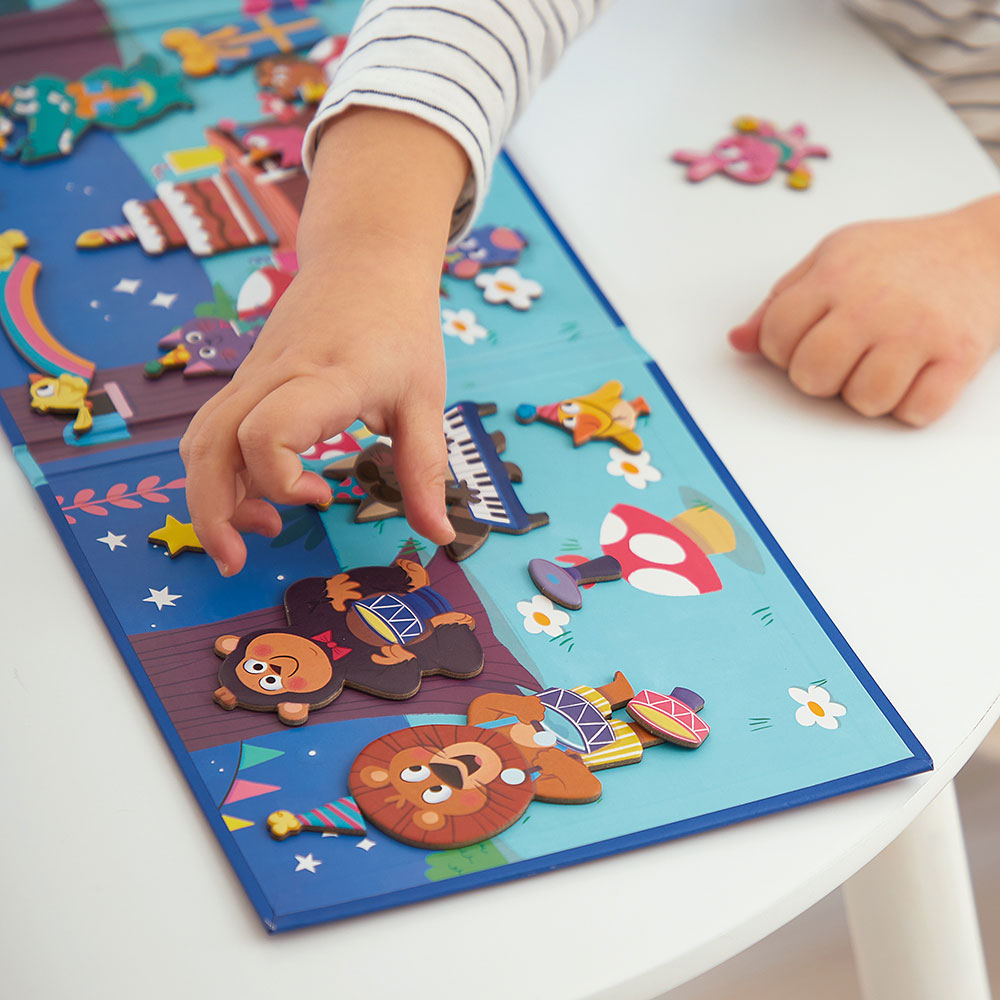 zabawki na podróż układanki magnetyczne