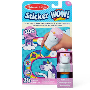 Stempel z naklejkami Sticker WOW! Jednorożec Melissa & Doug