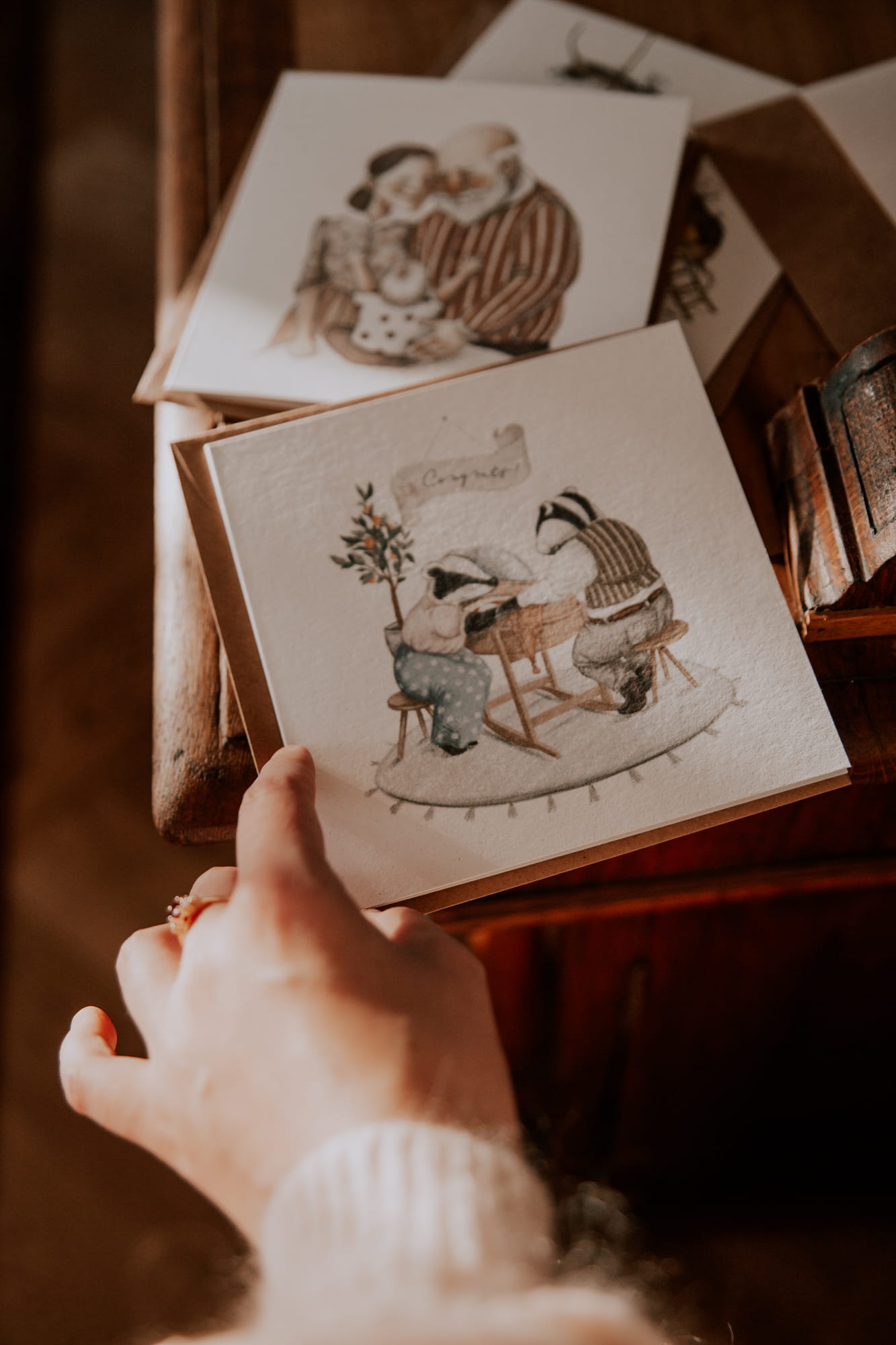 kartka na narodziny Hi Little gratulacje