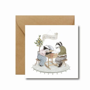 kartka na narodziny Hi Little gratulacje