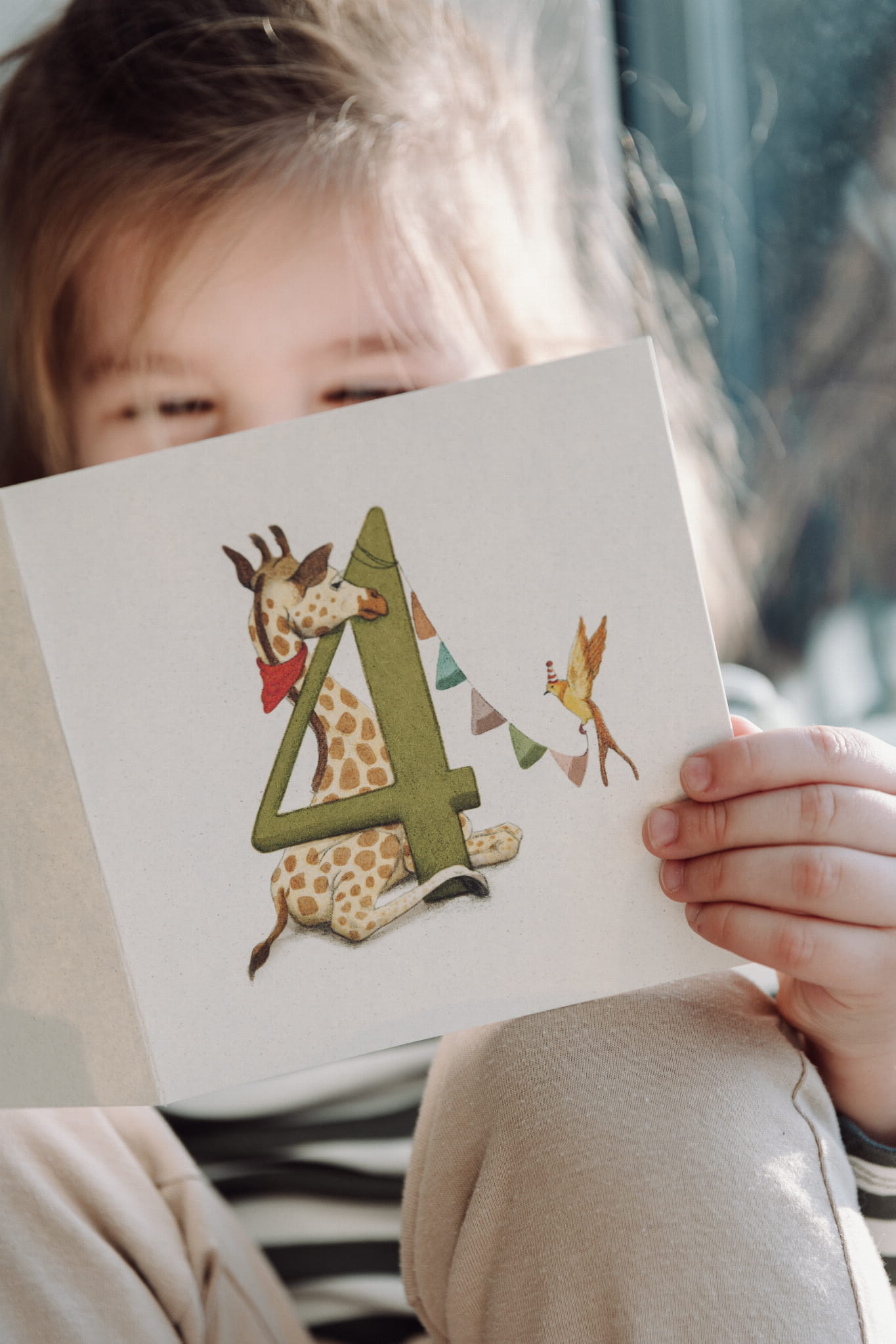 Kartka na czwarte urodziny Hi Little