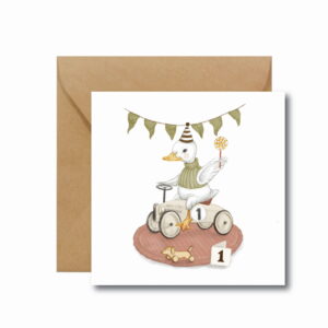 kartka na roczek Hi Little gąska