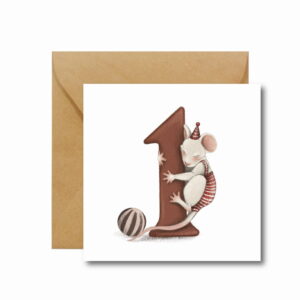 kartka na roczek Hi Little