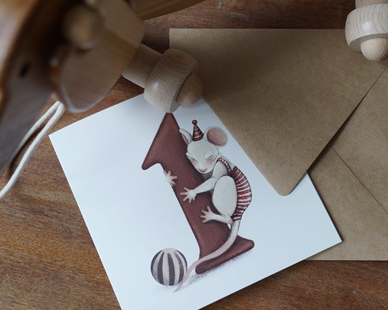 kartka na roczek Hi Little