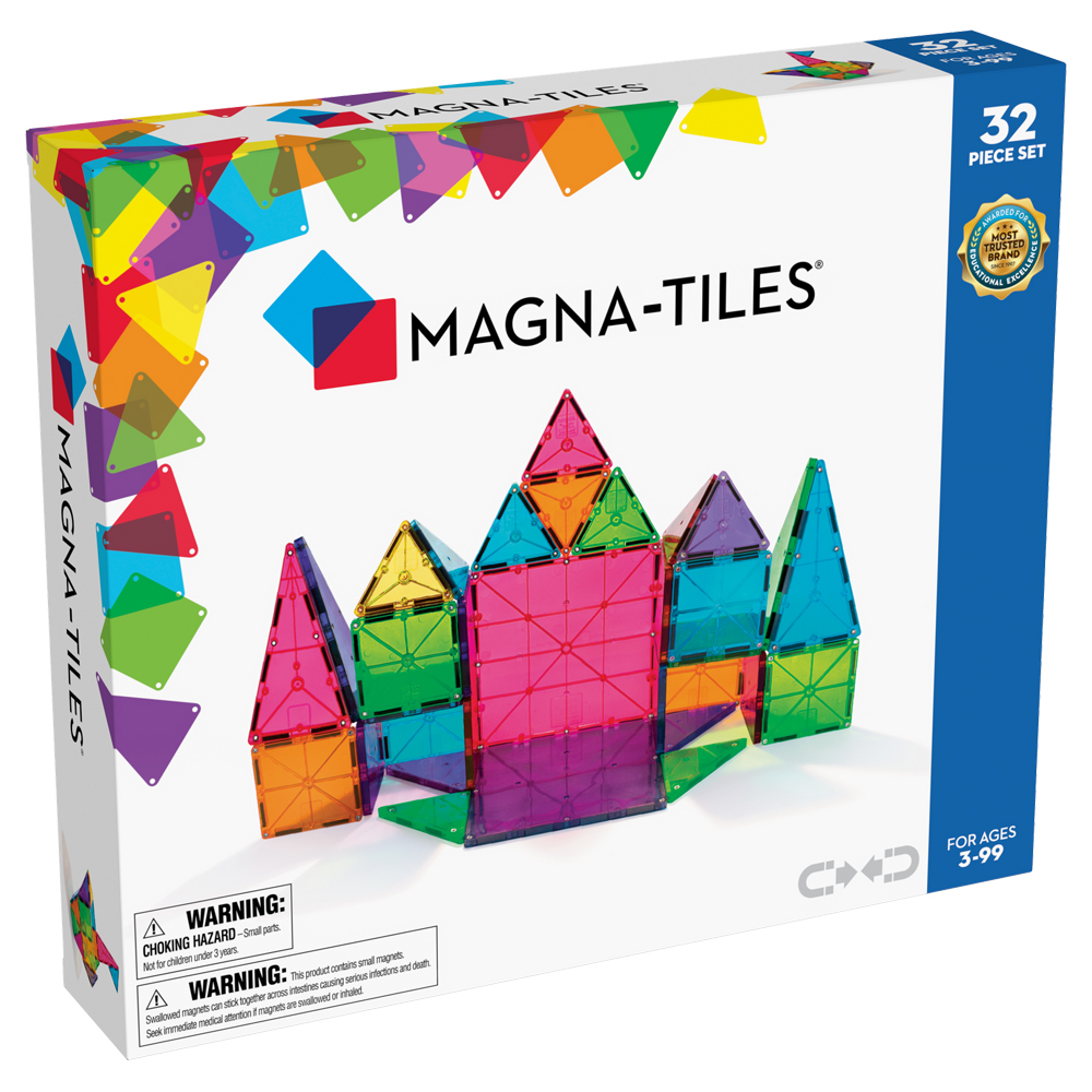 Klocki magnetyczne Classic 32 elementy MAGNA-TILES