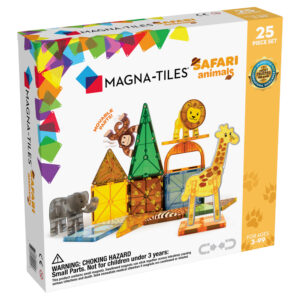 Klocki Magnetyczne Safari Animals 25 el. Magna-Tiles