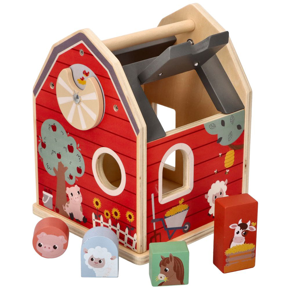 drewniany sorter farma Adam Toys