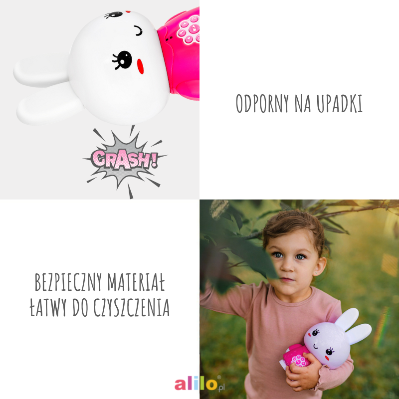 Alilo Honey Bunny G6 różowy