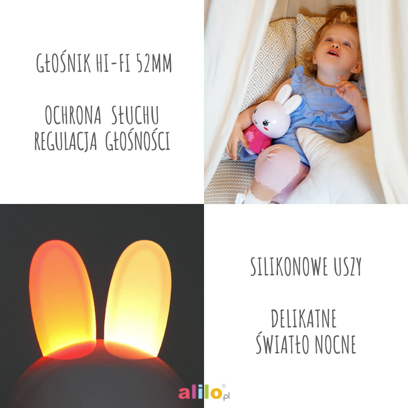 Alilo Honey Bunny G6 różowy