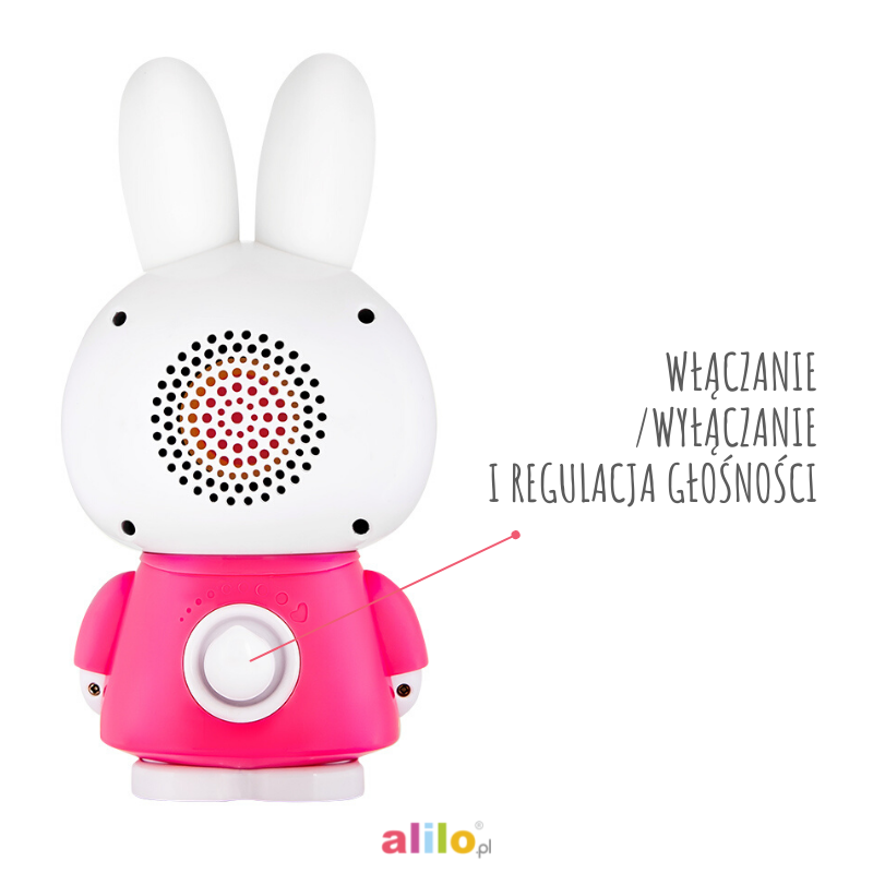 Alilo Honey Bunny G6 różowy