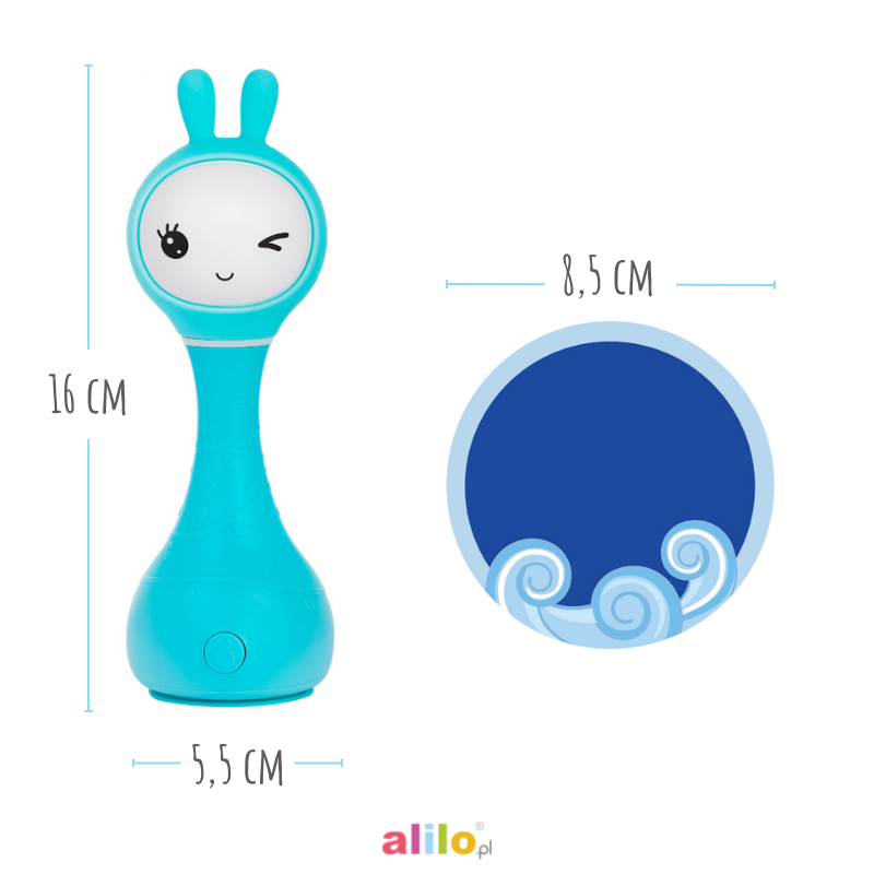 Alilo Smarty Bunny niebieski