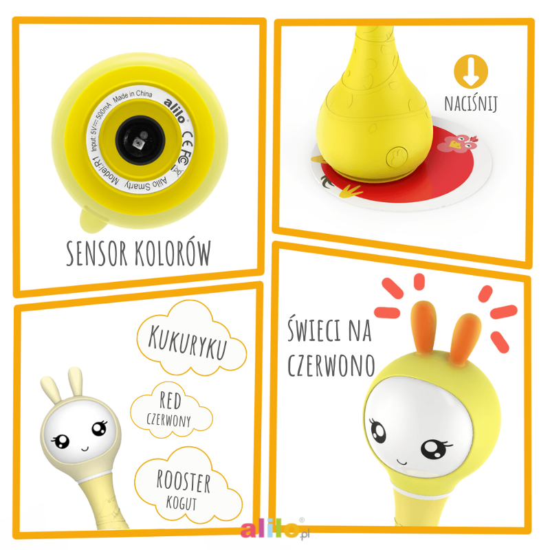 Alilo Smarty Bunny żółty