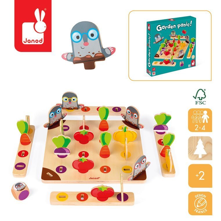 Gra wyścig Strzeż się kreta! Janod