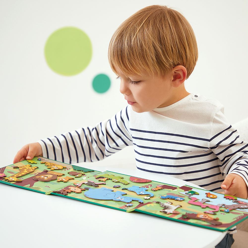 układanka magnetyczna janod zwierzęta