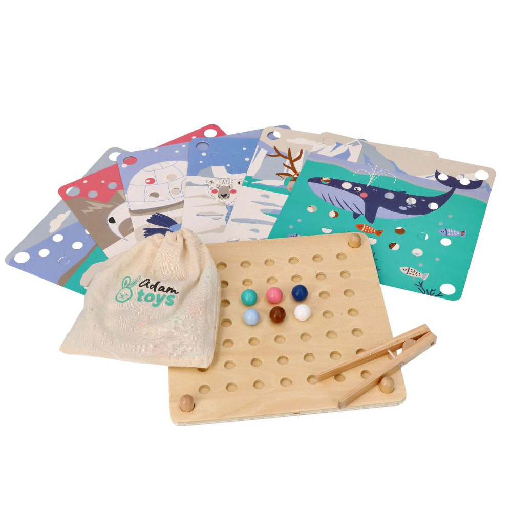 Układanka z kuleczkami Adam Toys