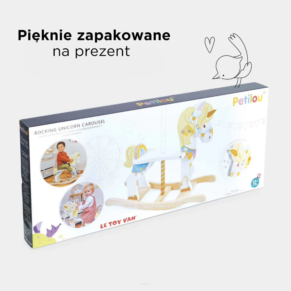 Koń na biegunach - jednorożec Le Toy Van