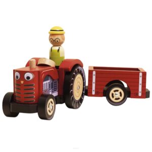 czerwony traktor le toy van