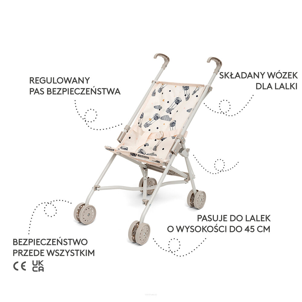 Piękna spacerówka dla lalek