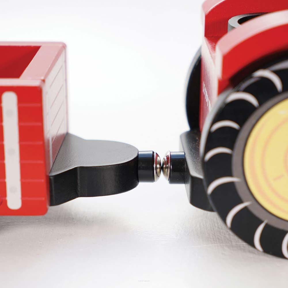 czerwony traktor le toy van
