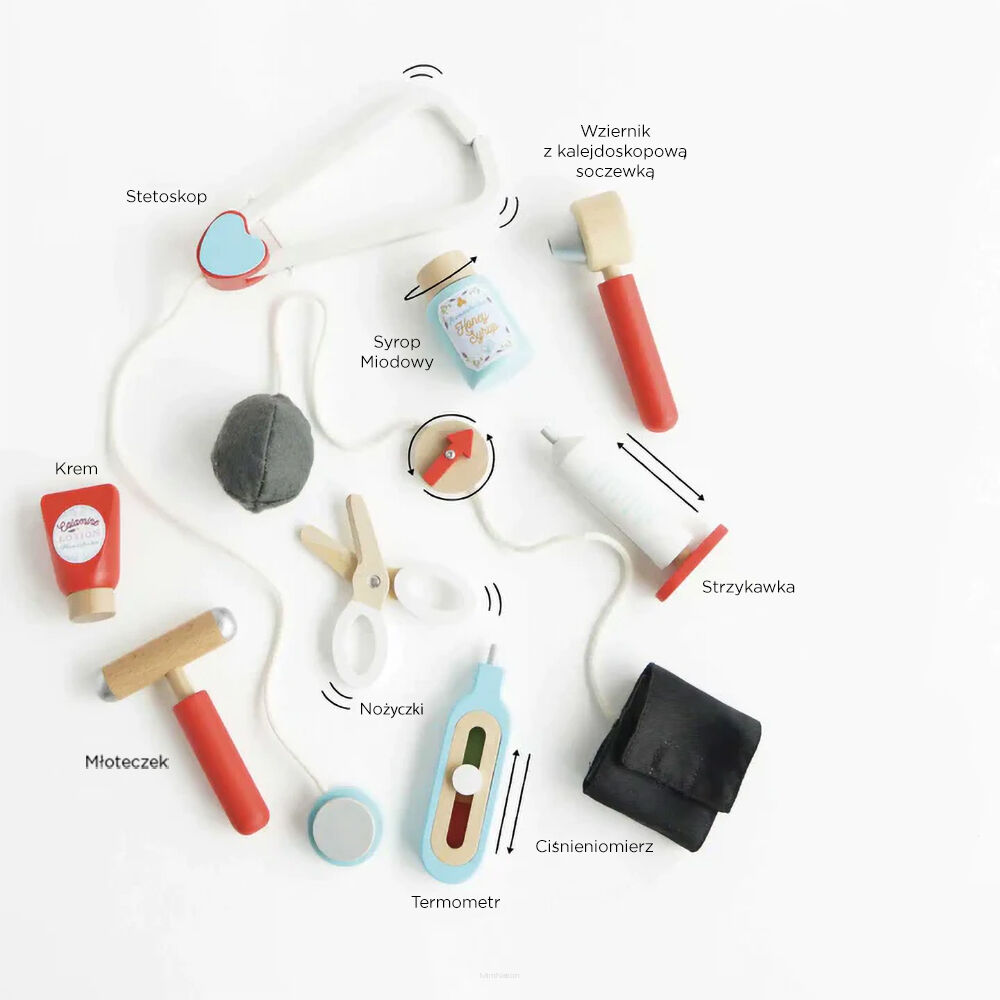 Drewiany zestaw lekarza Le Toy Van - obrazek 2