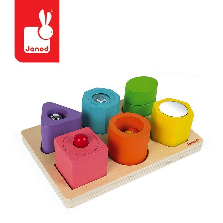 układanka drewniana kształty Janod