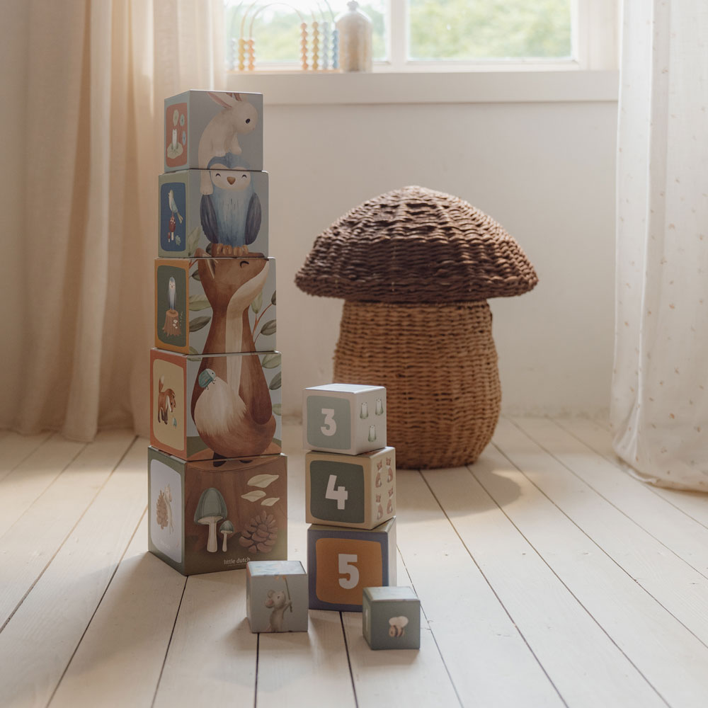 Kartonowa wieża Forest Friends od Little Dutch