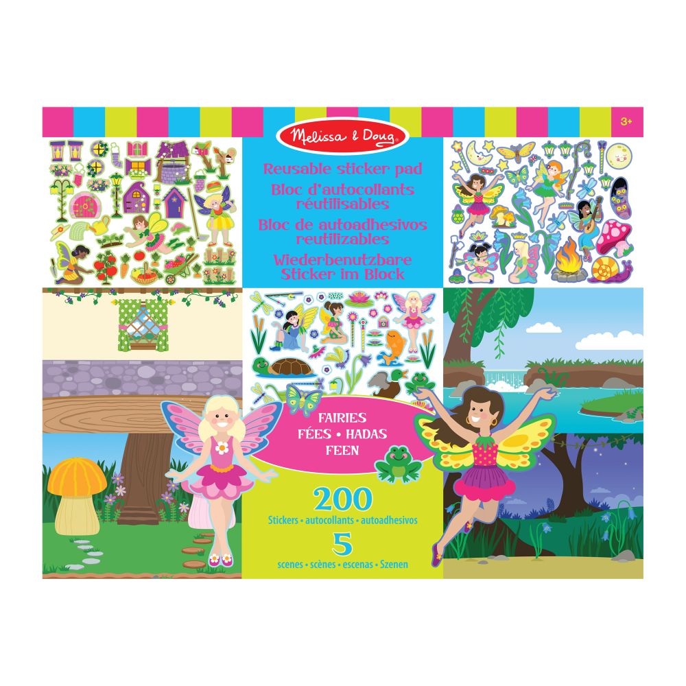 Naklejki wielorazowe Melissa & Doug wróżki