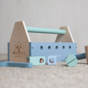 drewniana skrzynka z narzędziami little dutch