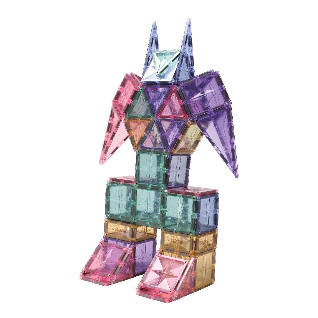 Cleverclixx Klocki magnetyczne Large Creative Pack Pastel 125 el.