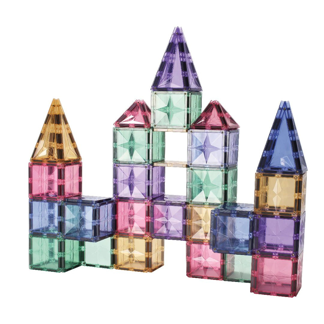 Cleverclixx - Klocki Magnetyczne Mega Creative Pack Pastel 210 el.