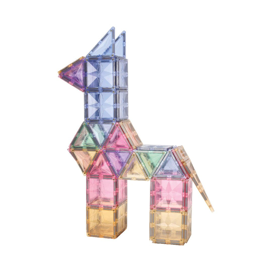 Cleverclixx - Klocki Magnetyczne Mega Creative Pack Pastel 210 el.