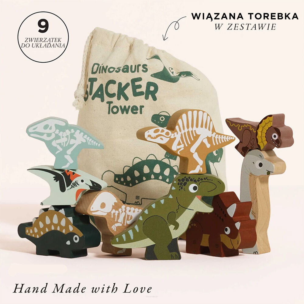 Drewniane figurki dinozaury Le Toy Van