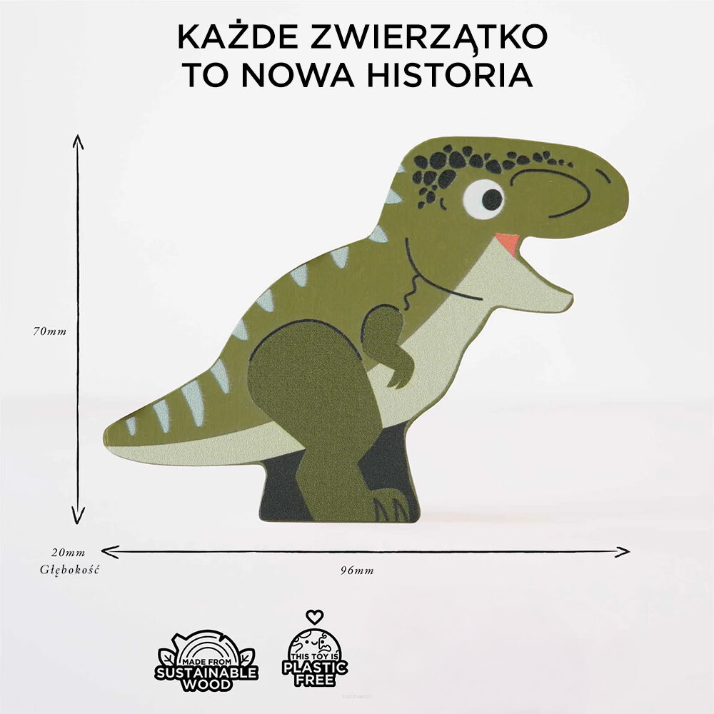 Drewniane figurki dinozaury Le Toy Van