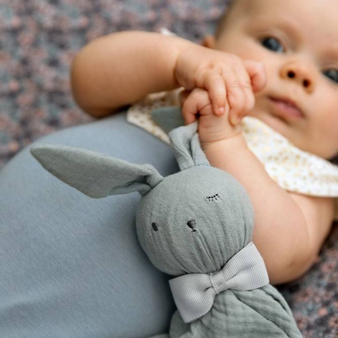 Przytulanka-kocyk – Elodie Details - zielono-szary