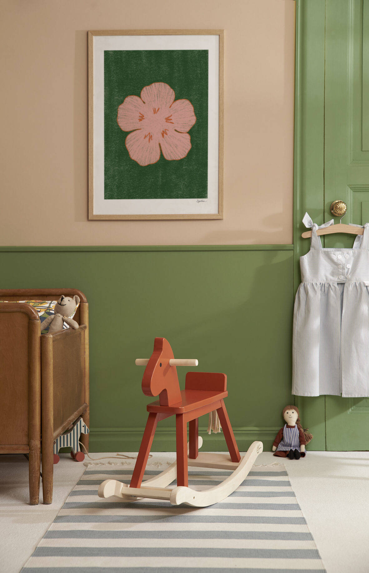 Drewniany koń na biegunach Kid's Concept