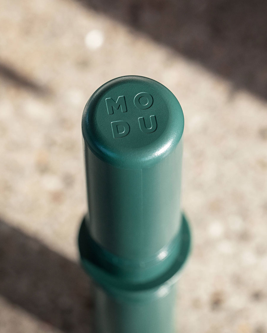 Zestaw 8 kołków do łączenia klocków MODU zielony/forest