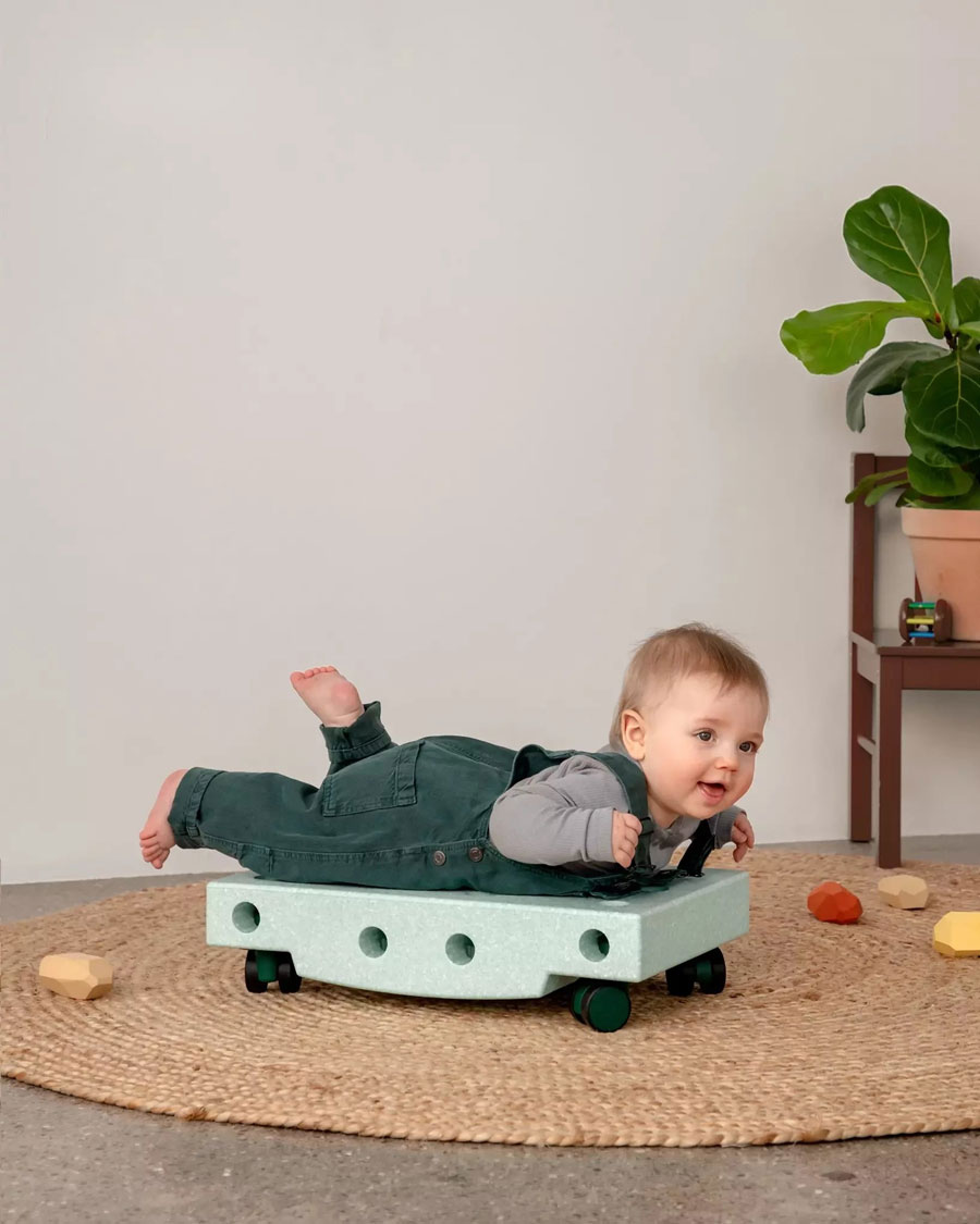 KLOCKI MODU Curiosity set 14 el. miętowy