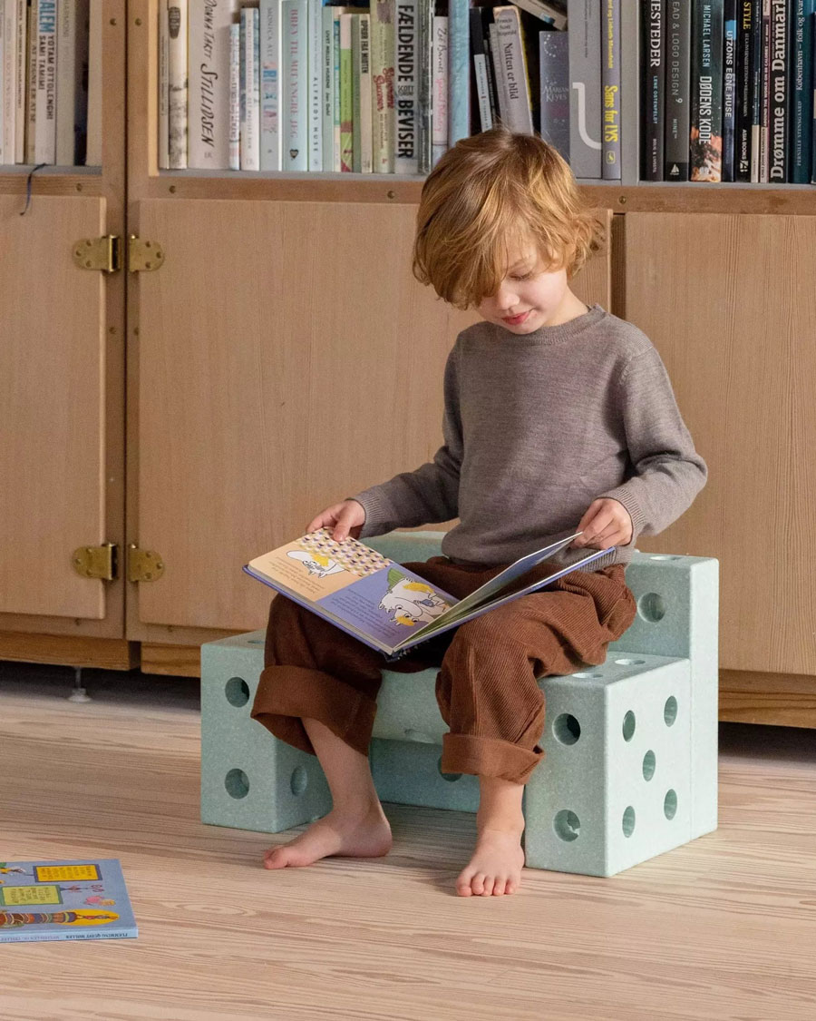 Klocki MODU Explorer set 20 el. miętowy