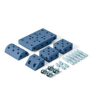 Klocki MODU Explorer set 20 el. niebieskie