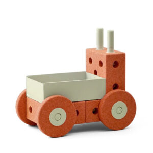 Klocki MODU Pchacz 3w1 pomarańczowy