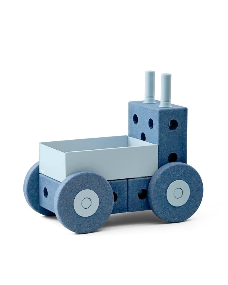 Klocki MODU Pchacz 3w1 niebieski