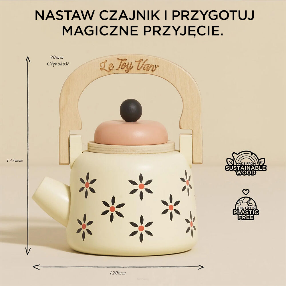 drewniany czajnik le toy van
