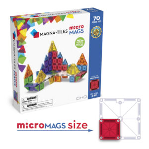Klocki Magnetyczne microMAGS 70 el. Magna-Tiles