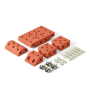 Klocki MODU Explorer set 20 el. pomarańczowe