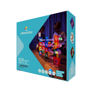Cleverclixx Klocki magnetyczne Ball Run Dazzling Lights Pack Intense 100 el.