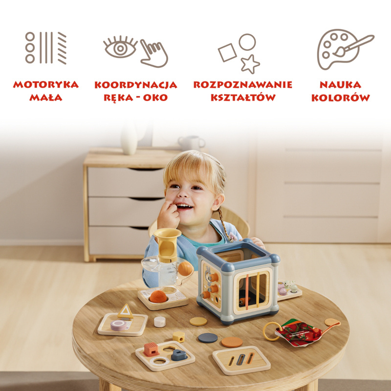 Kostka edukacyjna 10w1 Topbright
