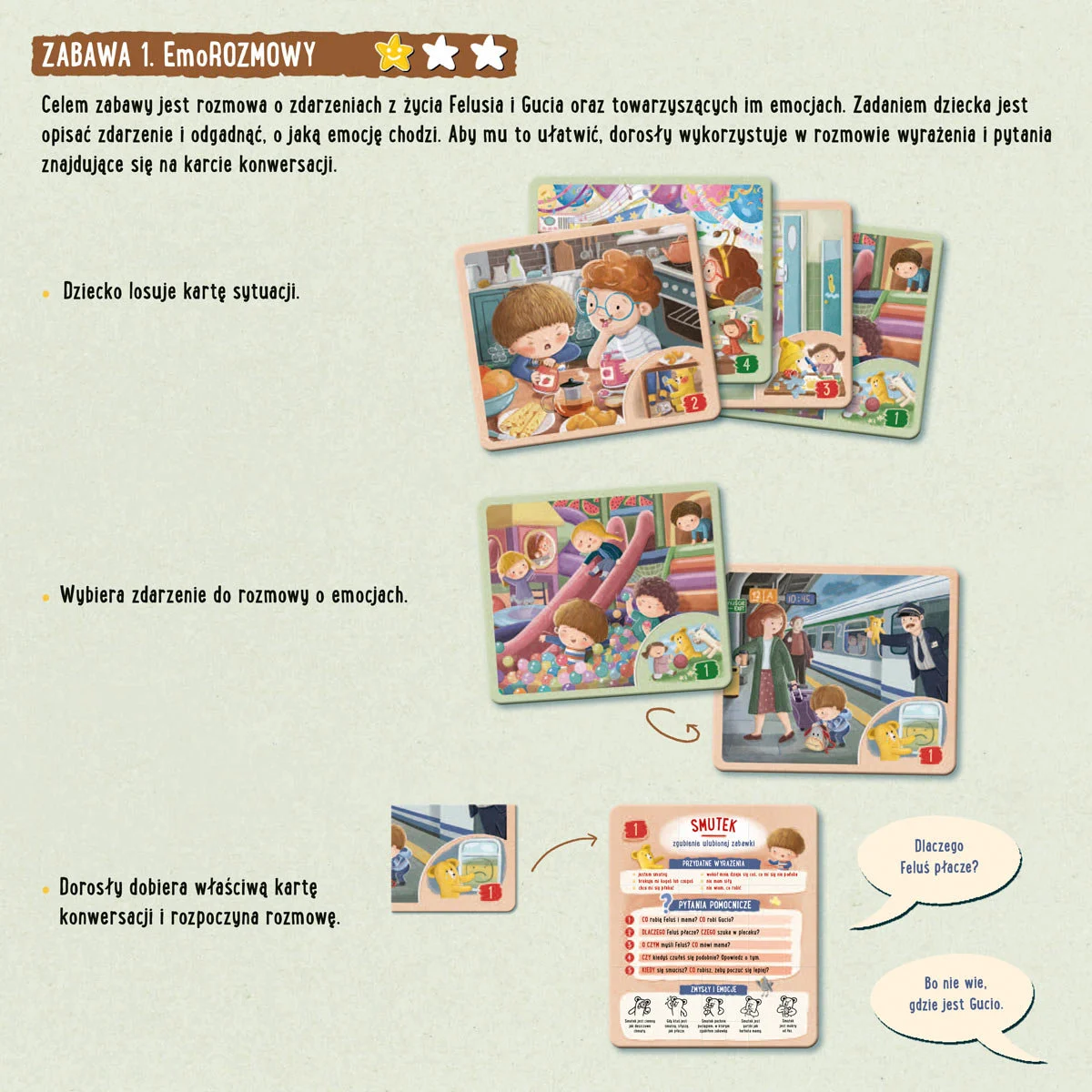Feluś i gucio grają w emocje