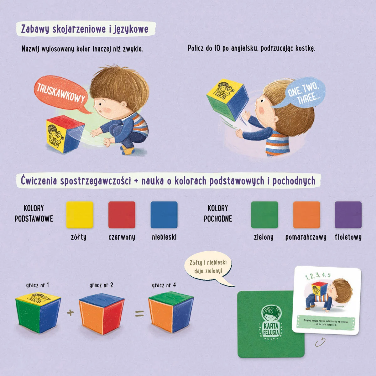 Feluś i gucio grają w kolory