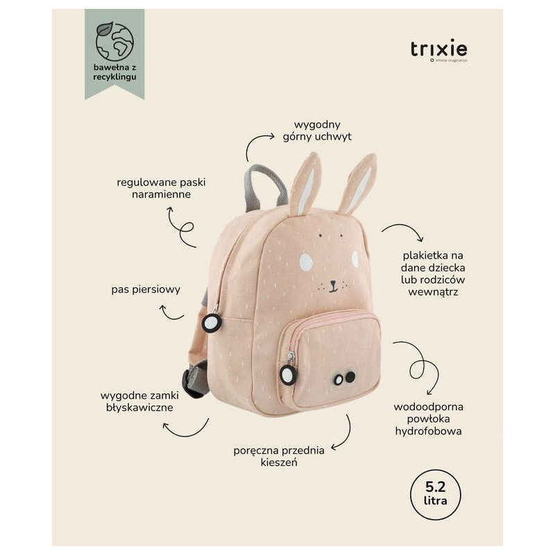 Mały Plecak Trixie – Króliczek